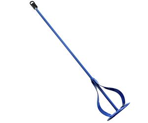 Toolty Paint Mixing Paddle 100mm - HEX Thread - Painted Mixer, Whisk, Stirrer -2-Blade - for Paint, DIY - TLTY-1130