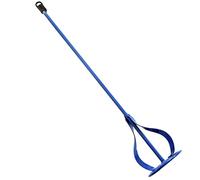 TOOLTY Paint Mixing Paddle 80mm - HEX Thread - 2-Blade - Blue - Modern - Alloy Steel