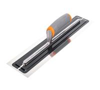 Toolty Plastering Trowel 16 in Soft Grip 410mm for Finishing 0.3mm Blade