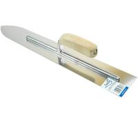 Toolty Pro Pointed Flooring Trowel With Wooden Handle 500mm Stainless Steel Screeding Flooring Smoothing Plastering Tool Diy