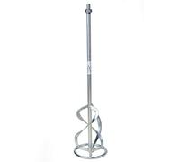 Toolty Professional Mixing Paddle 140 x 600mm - M14 Thread - Galvanized Mixer, Whisk, Stirrer - Positive 3-Blade - for Plaster, Gypsum, Adheives, Concrete, Cement, Glue, Paint, DIY - TLTY-G55