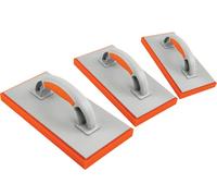 Toolty PVC Sponge Float - Set 3 PCS 280 x 140mm - Rubber Sponge - for Brick, Concrete, Stucco, Tile and Wallpaper - DIY - TLTY-S055