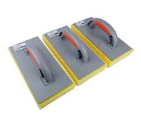 Toolty PVC Sponge Float - Set 3 PCS 280 x 140mm - SMPX Sponge - for Brick, Concrete, Stucco, Tile and Wallpaper - DIY - TLTY-S049