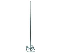 Toolty RENDEER Mixing Paddle - 120 x 600mm - HEX - for Drill - Galvanised Mixer, Whisk, Stirrer - Heavy Duty - for Plaster, Gypsum, Adhesives, Concrete, Cement, Glue, Paint - DIY - TLTY-1601