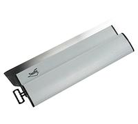 Toolty Skimming Spatula - Finishing Trowel - 400 mm (15.75 inch) - Stainless Steel Blade - with PVC Handle - for Finishing and Smoothing - DIY - TLTY-4845