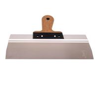 Toolty Stainless Steel Facade Spatula 350/90mm with Cork Handle - for Plastering, Finishing & Smoothing Work - DIY