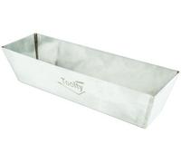 Toolty Stainless Steel Plasterers Mud Pan - 360mm - 14" - For Holding Mixing Plastering Grouting Drywall Diy