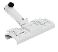 Toolty Stainless Steel Skimming Spatula - Accessories - PVC Handle - Fiberglass Telescopic Stick - DIY (180x200 mm Handle Handle)