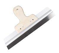 Toolty Stainless Steel Taping Knife - 250x60mm - Wooden Handle and Aluminum Profile - for Plastering, Finishing, Sand, Cement - Filling, Taping Knife, DIY - TLTY-2121