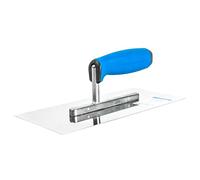 TOOLTY Stainless Steel Trowel, 270mm, Rubber Handle, Silver, Finishing, Mortars, Adhesives, Plastering, DIY