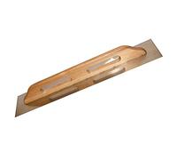 Toolty Stainless Steel Trowel With Wooden Handle - 680mm For Plaster, Mortar, Adhesives, Plastering, DIY - TLTY-5800