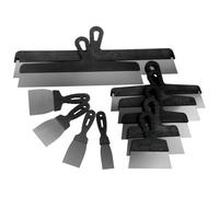 Toolty Taping Jointing Spatula Filling Tool, Set 11Pcs 40-600mm Drywall Scraper, Finishing Coat Spatula, Wall Putty Spatula