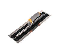 Toolty Ultra Flexible Finishing Stainless Steel Trowel With Soft Grip Handle 16" For Plastering Rendering Diy