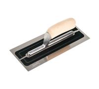 Toolty Ultra Flexible Finishing Stainless Steel Trowel With Wooden Handle 11" For Plastering Rendering Diy