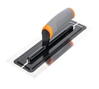 Toolty Ultra Flexible Plaster Finishing Trowel - Stainless Steel Finishing Hand Tool - with Soft Grip Handle - 11 inch - TT225-3000V1