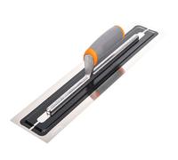 Toolty Ultra Flexible Plaster Finishing Trowel - Stainless Steel Finishing Hand Tool - with Soft Grip Handle - 18 inch - TT225-3600V1