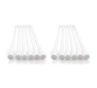 Toolvvik 12 Pack Tension Rods, Adjustable Spring Cupboard Bars Rod Curtain Rods White