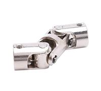 Toolvvik 2 Set Rc Double Universal Joint Cardan Joint Gimbal Couplings with Screw,8X8mm & 6X6mm