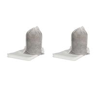 Toolvvik 200 Pieces of Large Cold Bubble-Free Bag Disposable Coffee Filter Bag Fine Mesh Brewing Ice Coffee Drawstring Bag