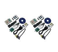 Toolvvik 2set EZP2023 USB SPI Programmer with 12 Adapter Support 24 25 93 95 EEPROM Flash Bios Compiler Highest Programming Speed