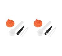 Toolvvik 2Set Stainless Steel Coffee FIlter Pods Reusable Coffee Capsules for Frog Revolution Coffee Machine