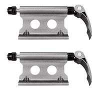 Toolvvik 2X Bicycle Fork Mount Bike Block Fork Mount Front Wheel Fork Fixing Holder Cycling Fork Rack Accessories,Titanium