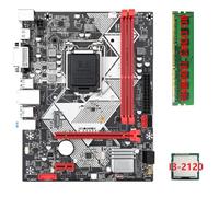 Toolvvik B75-H I3-2120 CPU +1X8G DDR3 1600MHz RAM LGA 1155 USB 3.0 SATA 3.0 Desktop Motherboard Kit