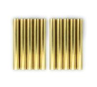 Toolvvik Bulk Set of 10, 7mm Brass Replacement Tubes, Each 2-1/32 Inches Long for DIY Projects