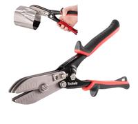 Toolwiz 5-Blade Sheet Metal Tools, Duct Crimping for 24-26 Gauge Downspout, Stove Pipe, Stainless Steel, Ventilation Duct Systems, 10-1/2" HVAC Crimper