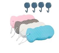 Toolye Body Scrubber, Magic Exfoliating Bath Sponge, Berosely Radiant Skin Sponge, Magic 3D Super Soft Exfoliating Bath Sponges, Highly Absorbent Design, Great for Adults and Children (4pc)