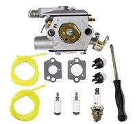Toolyuan 309376002 Carburetor Kit for Ryobi RY3714 RY3716 Chainsaw with Adjustment Tool Spark Plug Primer Bulb