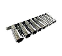Toolzone 10 Piece 1/2" AF Deep Sockets 1/2"-1"