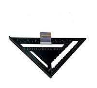 Toolzone 12" Heavy Duty Aluminium Speed Square Measuring Tool Roofing Triangle Joinery Black