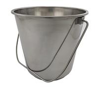 Toolzone 12 Litre Stainless Steel Bucket, Silver