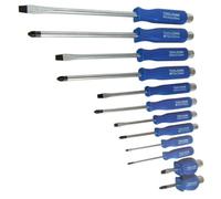 Toolzone 12 Piece Blue Hex Magnetic Screwdriver Set