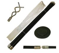 Toolzone 12 Piece Drain Rod Set - 12pc 9m Unblock Cleaner Pb061 Plunger Worm - set drain rod 12pc 9m unblock cleaner pb061 plunger worm rods drains