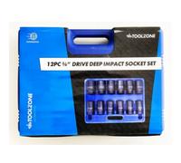 Toolzone 12Pc 3/4" Deep Impact Sockets