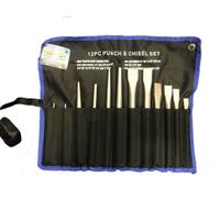 Toolzone 12Pc Cold Punch & Chisel Set