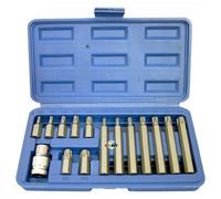 Toolzone 15Pc 1/2" Dr Torx Bits With Socket In Case