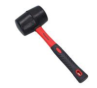 Toolzone 32Oz Rubber Mallet Fibre Handle Red and Black
