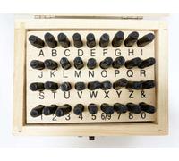 Toolzone 36Pc Metal 3mm Letter Number Name Punch Stamps Tools Machinery Personal Marking
