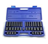 Toolzone 38Pc 3/8 & 1/2" Impact Sockets