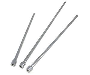Toolzone 3Pc Long Socket Extension Bars - 3/8" Drive - 375mm (15"), 450mm (18") and 600mm (24")
