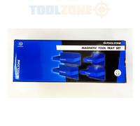 Toolzone 4-Piece Magnetic Tool Tray Set With Strong Magnets - Blue, Au365