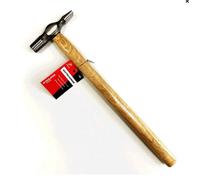Toolzone 4Oz Cross Pein Hammer Wooden Handle 13" Small Pin Panel Tacks Nails Craft Clips