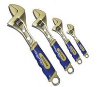Toolzone 4Pc Soft Grip Adjustable Spanners