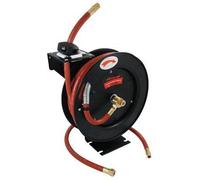 Retractable Air Hose Reel 50Ft 3/8" Bsp Spring Rewind Wall Mountable At077