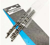 Toolzone 5Pc 4mm Extra Long Drill Bits Hss 119mm Tools Precision Metal Wood Plastic