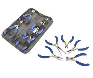 Toolzone 5pc Mini Soft Grip Plier Set in Zip Case
