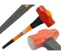 Toolzone 7Lb Sledge Hammer with 70% Fibre Shaft and Rubber Handle HM090 tool Sledgehammer